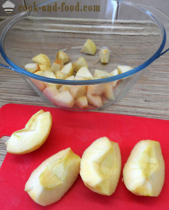 Mousse de manzana con gelatina - cómo hacer puré de manzana en casa, paso a paso las fotos de la receta