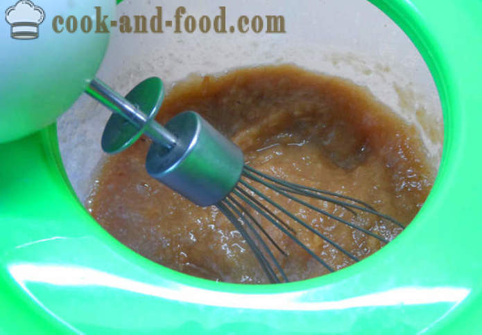 Mousse de manzana con gelatina - cómo hacer puré de manzana en casa, paso a paso las fotos de la receta