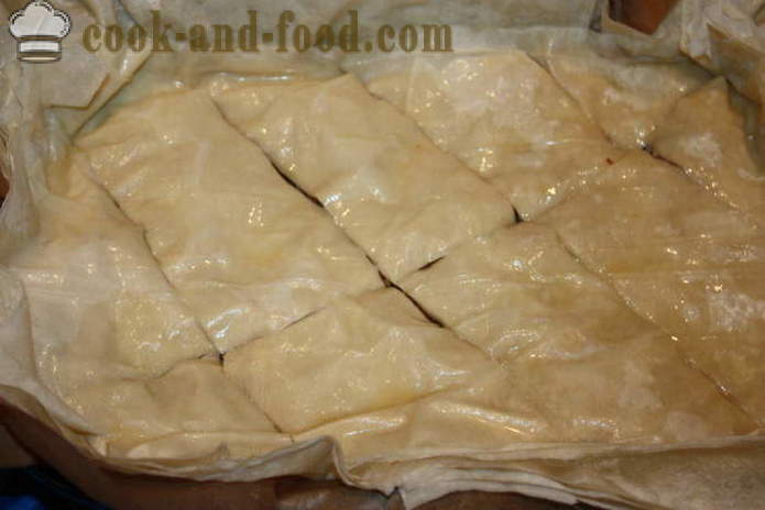 Inicio baklava pasta filo - cómo hacer baklava en casa, paso a paso las fotos de la receta
