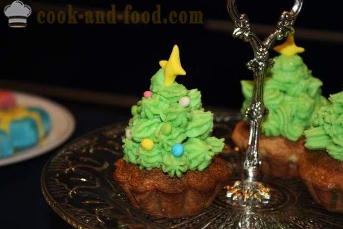 Tortas de Navidad - cómo hacer y decorar tortas para el Año Nuevo, con un paso a paso las fotos de la receta