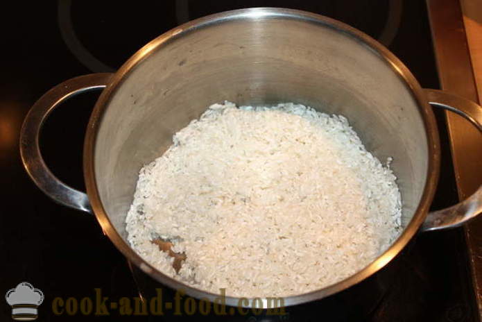 Gachas de arroz con calabaza sobre la leche - cómo cocinar gachas de arroz con calabaza en un plato, con un paso a paso las fotos de la receta