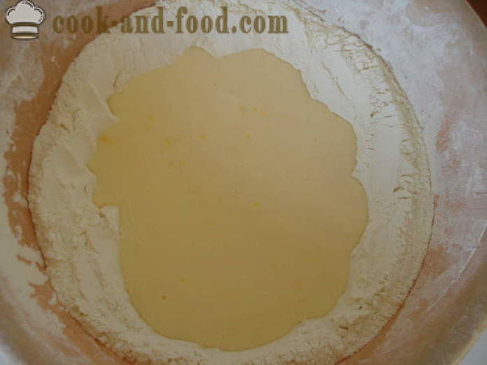 Masa mimosa para bolas de masa hervida en kefir - Cómo preparar la masa para empanadillas al vapor, con un paso a paso fotos de la receta