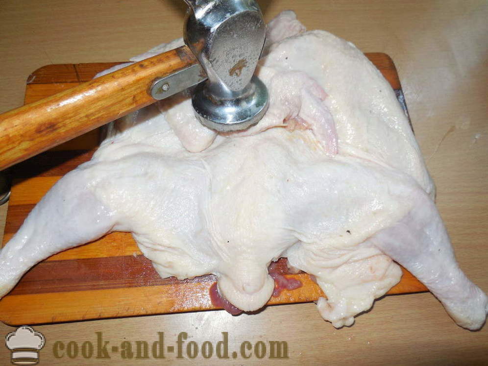 Pollo multivarka tabaco - cómo cocinar un pollo en el tabaco multivarka-cocina, un paso a paso de la receta fotos