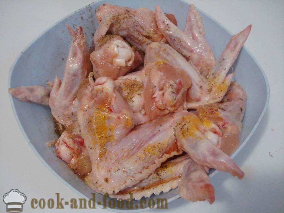 Brochetas de alitas de pollo - Cómo cocinar brochetas de alitas de pollo, un paso a paso de la receta fotos