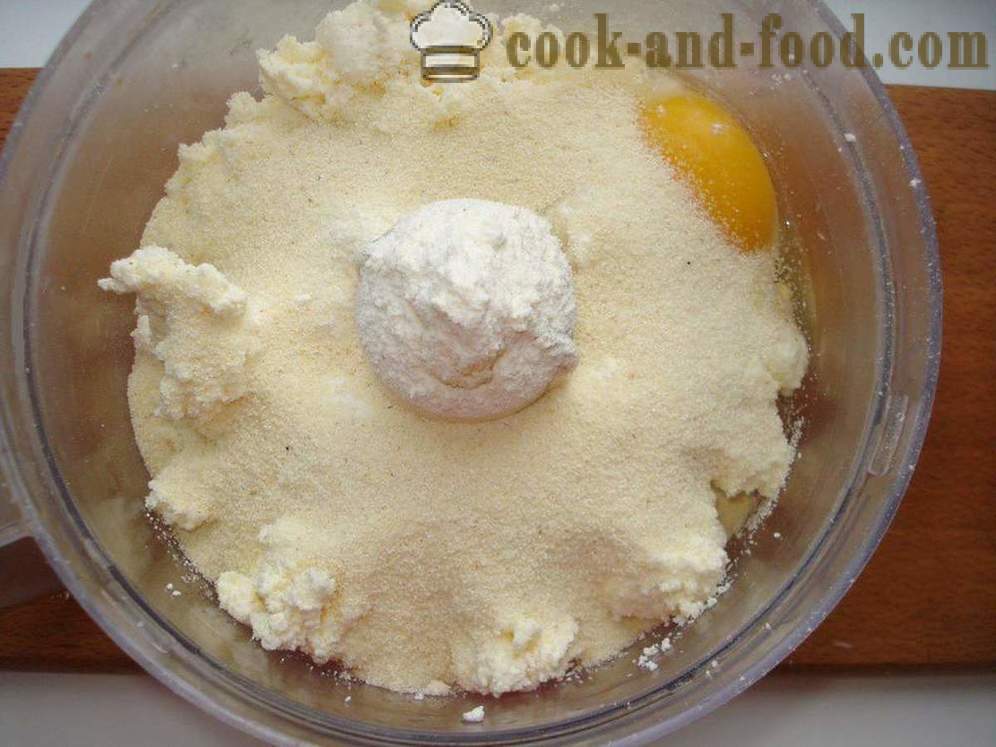 Pasteles de queso, requesón en una sartén - Cómo hacer queso de cuajada, un paso a paso de la receta fotos