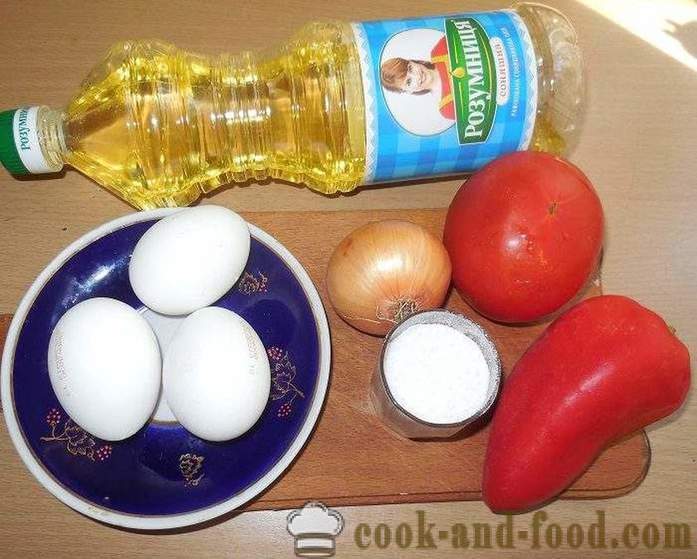 Tortilla de huevos con los tomates en multivarka - cómo cocinar una tortilla en multivarka, paso a paso las fotos de la receta