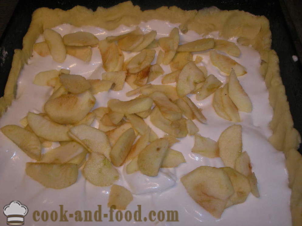 Al aire libre masa de tarta de manzana - cómo cocinar la masa de tarta de manzana, un paso a paso de la receta fotos