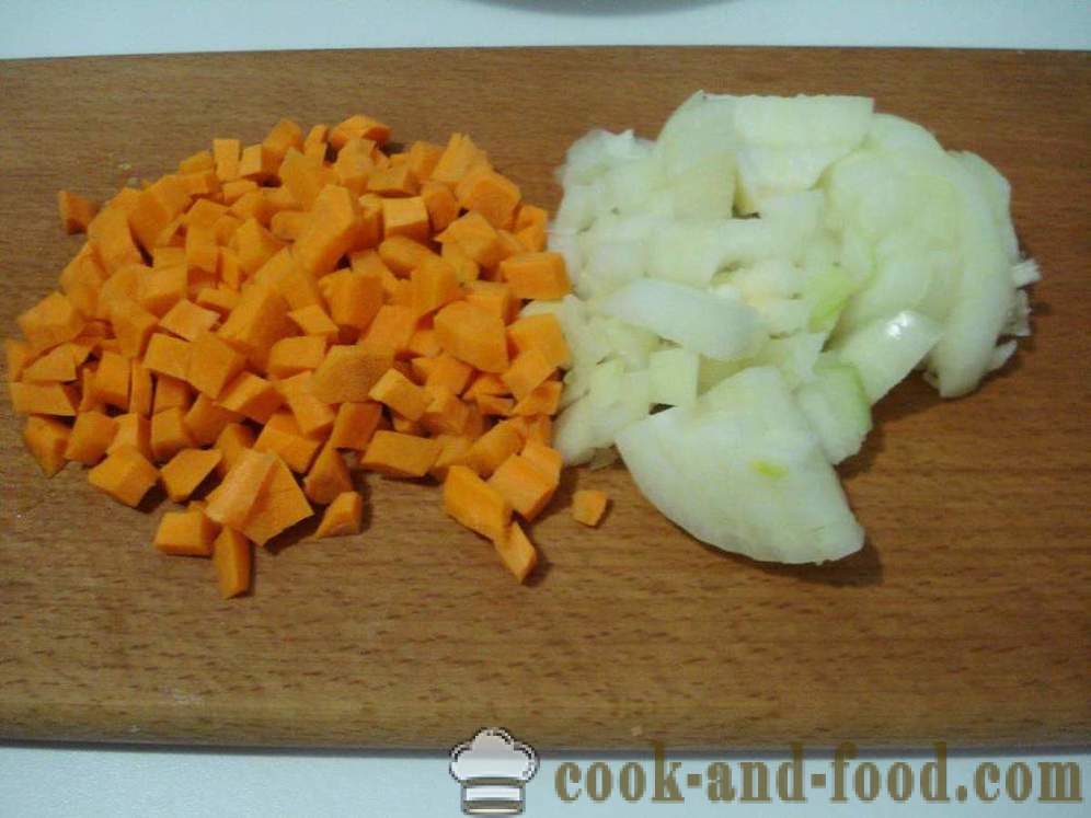 Sopa de guisantes con guisantes magra - cómo cocinar sopa de guisantes Cuaresma rápido, fotos paso a paso de la receta