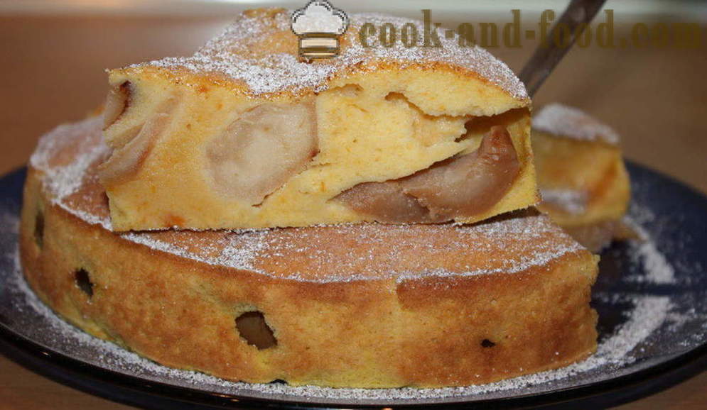 Pastel de calabaza con manzanas - cómo cocinar el pastel de manzana con calabaza y manzana, con un paso a paso las fotos de la receta