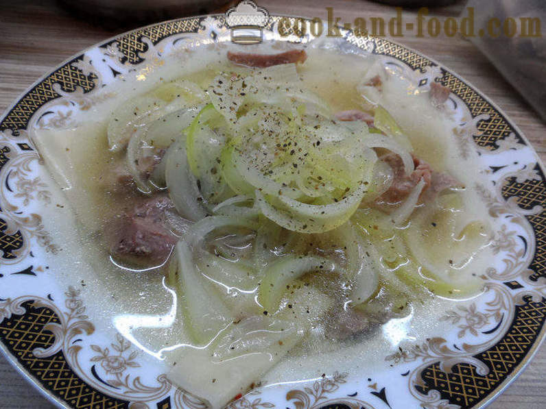 Shourpa sopa en casa - cómo cocinar Shurpa en casa, paso a paso las fotos de la receta