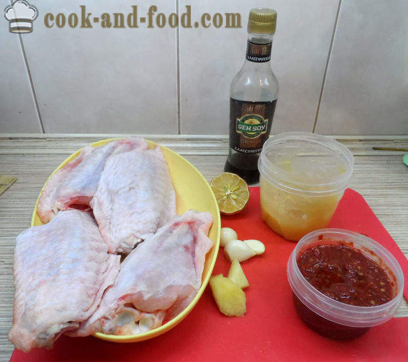 Alas de pavo al horno - Cómo cocinar un pavo alas son deliciosos, con un paso a paso las fotos de la receta