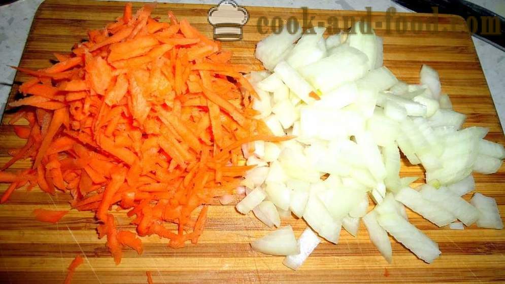Multivarka conejo pilaf - Cómo cocinar risotto con conejo en multivarka, paso a paso las fotos de la receta
