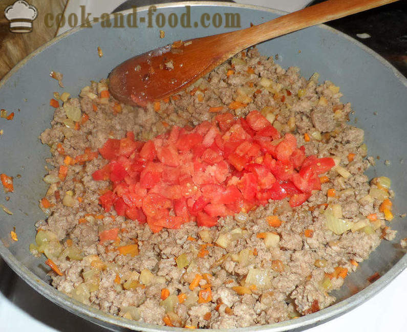 Lasaña con carne picada y salsa bechamel - cómo preparar lasaña de carne picada en casa, paso a paso la receta con fotos