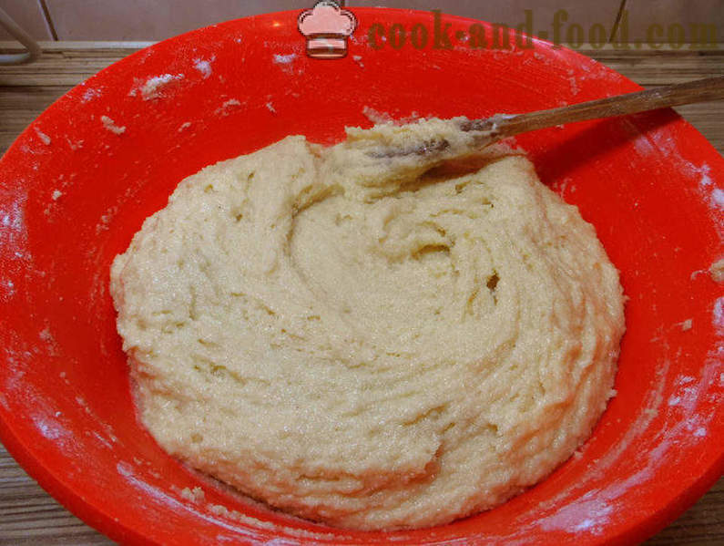 Bizcochos simples en yogur o crema agria con sémola - cómo hacer pasteles en latas, fotos paso a paso de la receta