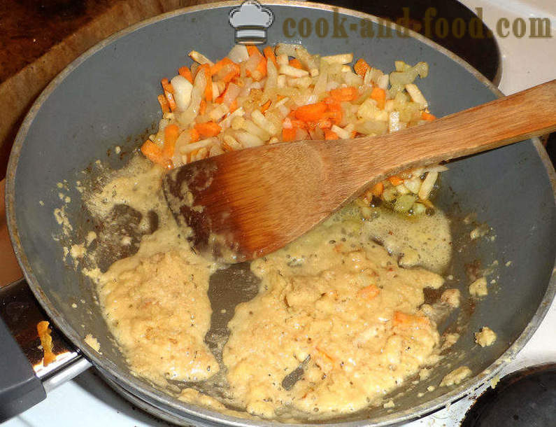 Croquetas bajo salsa bechamel en el horno - cómo cocinar albóndigas con patatas y salsa de crema, un paso a paso de la receta fotos
