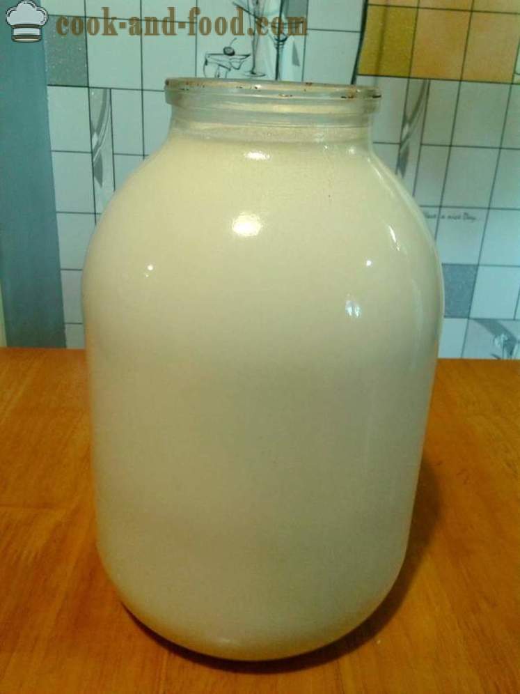 Requesón de la leche agria - cómo hacer requesón de leche agria, un paso a paso de la receta fotos