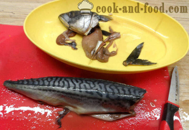 Croquetas caballa - cómo cocinar pasteles de pescado de la caballa, las fotos paso a paso de la receta