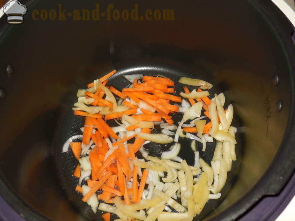 Sopa de pescado enlatado en multivarka - cómo cocinar sopa de pescado de lata, paso a paso las fotos de la receta