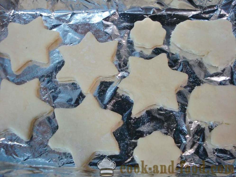 Galletas Queso casero - cómo hornear galletas de queso cottage en casa, paso a paso las fotos de la receta