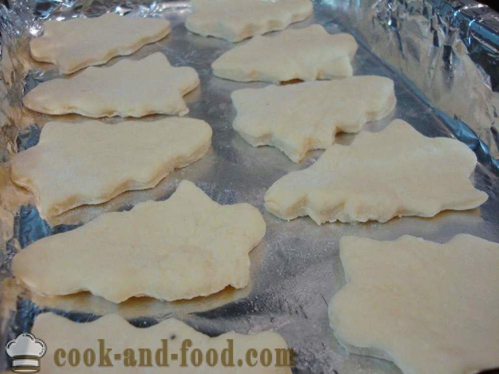 Galletas Queso casero - cómo hornear galletas de queso cottage en casa, paso a paso las fotos de la receta