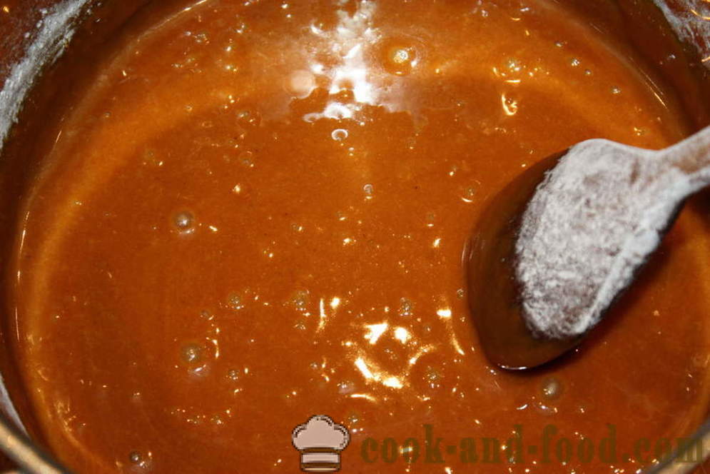 La miel pasta choux de pan de jengibre - tecnología y métodos de cocción de cómo hacer una masa de pan de jengibre, un paso a paso de la receta fotos