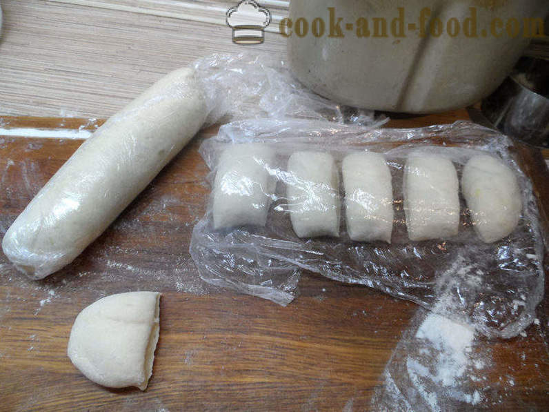 Cebolla pan en el horno o bollos de cebolla - como la forma de hacer pan, cebolla, un paso a paso de la receta fotos