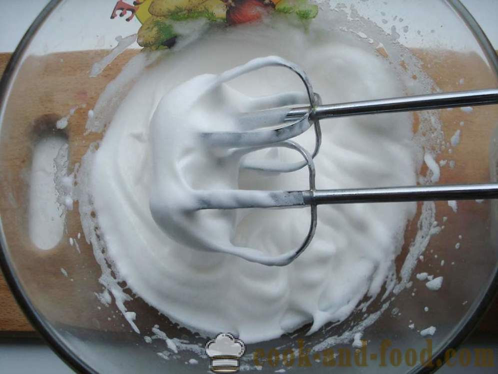 Merengue de limón con frutos secos en el horno - cómo cocinar el merengue en el hogar, fotos paso a paso de la receta