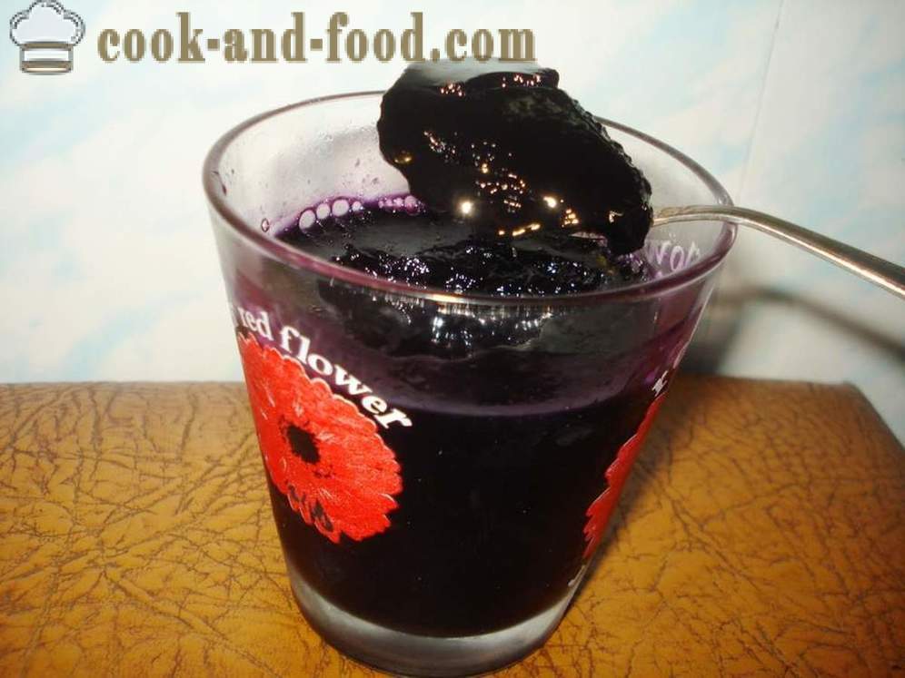Jalea de uva con gelatina - cómo hacer jalea de uva en casa, paso a paso las fotos de la receta