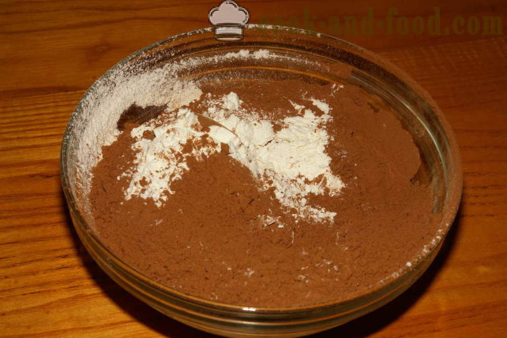 Galletas de chocolate rápida y fácil - cómo hacer galletas de chocolate en casa, fotos paso a paso de la receta
