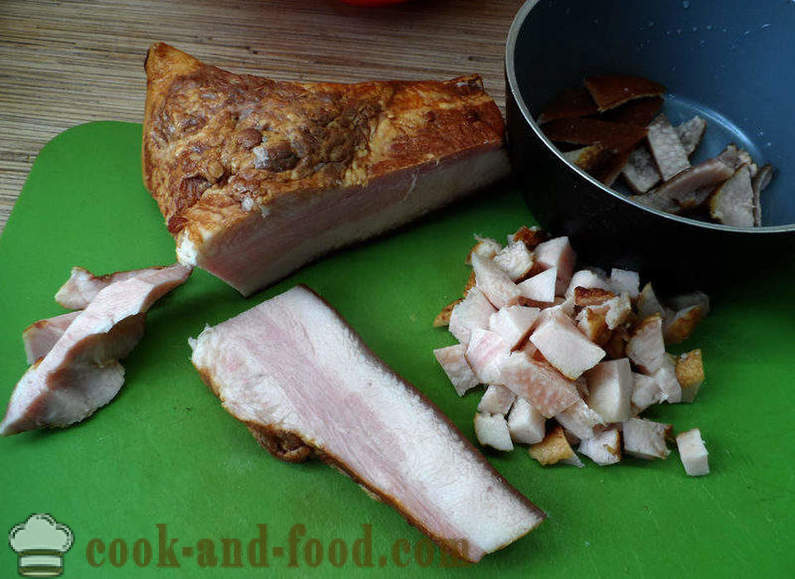 Bigus con col, carne y setas - cómo cocinar correctamente Bigus, un paso a paso de la receta fotos