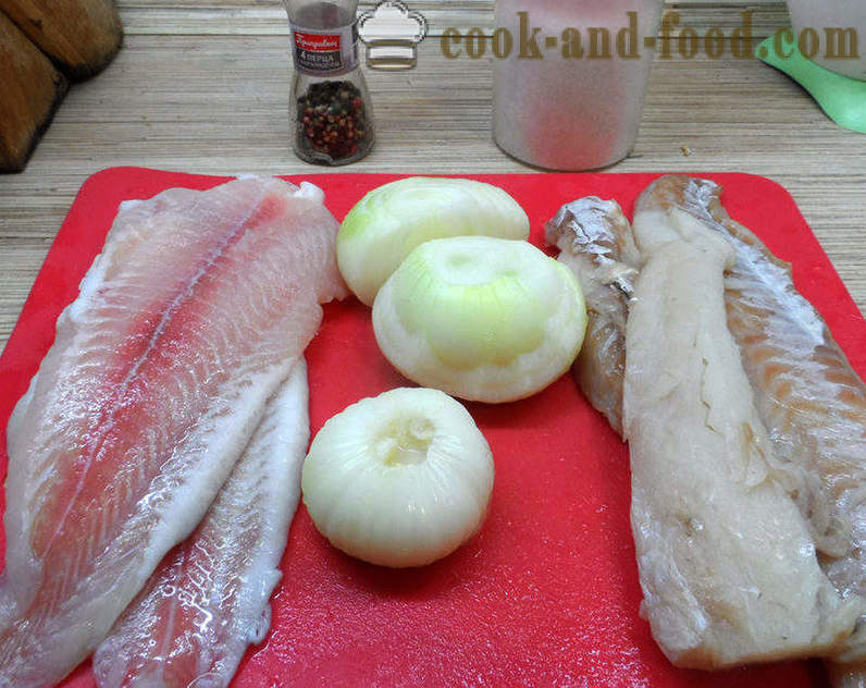 Pastel de pescado a partir de masa de levadura en el horno - cómo cocinar un pastel de pescado, paso a paso las fotos de la receta