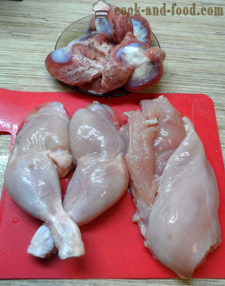 Jamón de pollo en multivarka - cómo hacer un jamón de pollo en casa, paso a paso las fotos de la receta