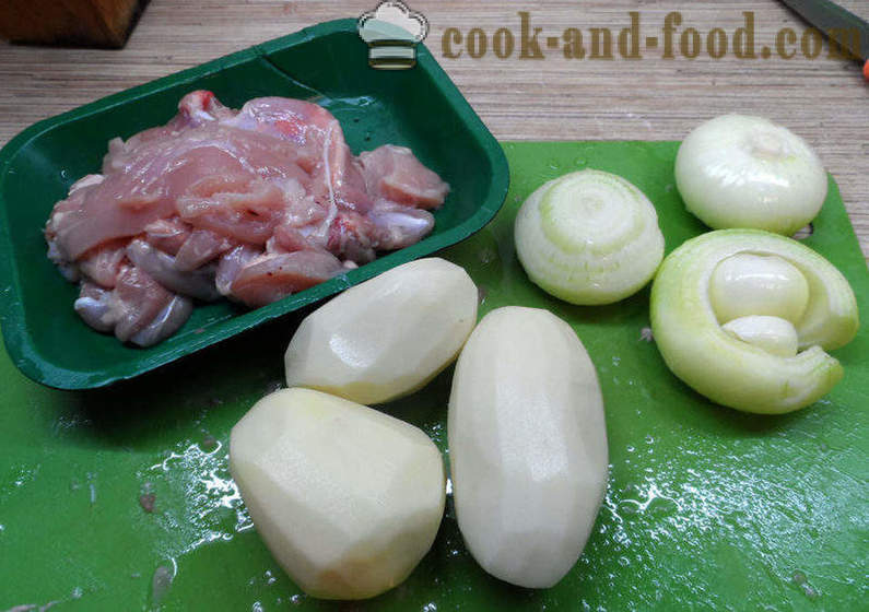 Echpochmak tartar, la carne y las patatas - la forma de cocinar echpochmak, paso a paso las fotos de la receta