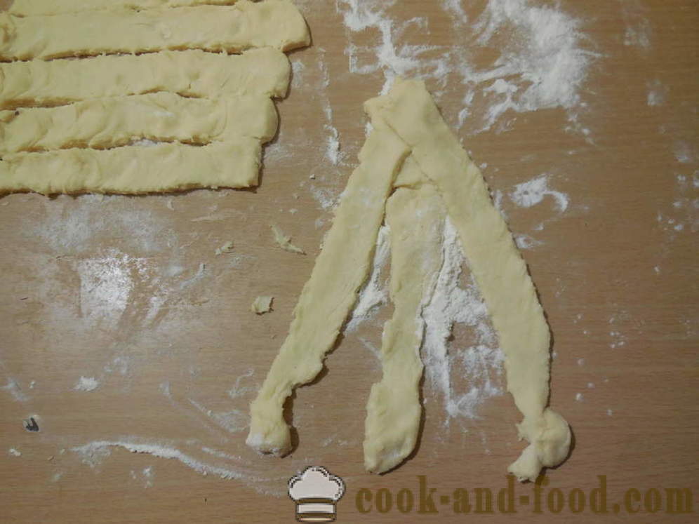 Galletas de queso cottage simples - cómo hacer galletas de queso cottage, un paso a paso de la receta fotos