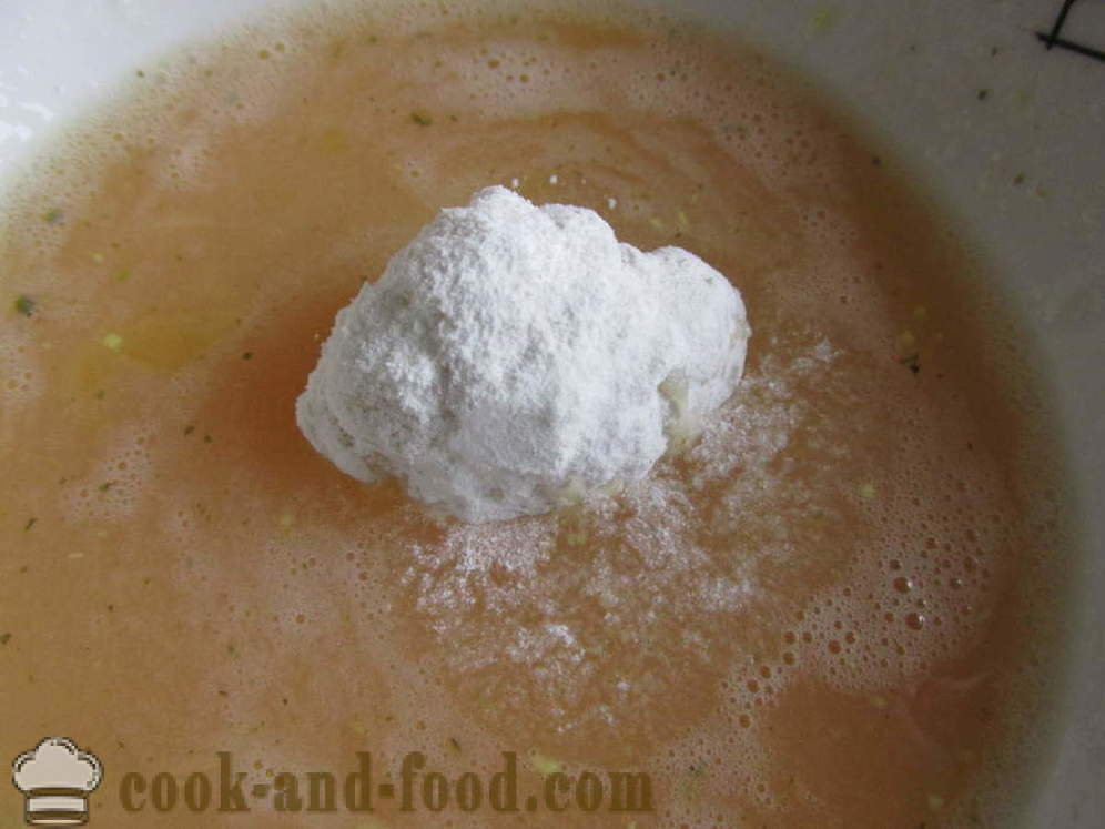Coliflor en mezcla en el molde - cómo cocinar la coliflor en masa, con un paso a paso las fotos de la receta