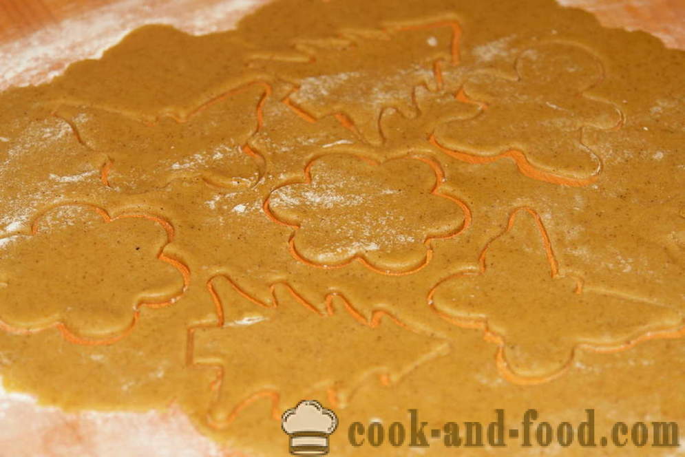 Galletas de jengibre con canela y miel - cómo hacer una casa de pan de jengibre, fotos paso a paso de la receta