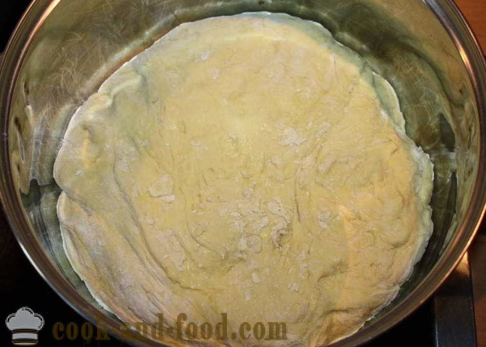 Torta de levadura con calabaza-como cocinar el pastel de calabaza a pasos agigantados, con un paso a paso las fotos de la receta