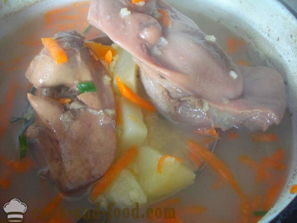 Sopa de menudillos de mijo - cómo cocinar sopa con mijo, un paso a paso de la receta fotos