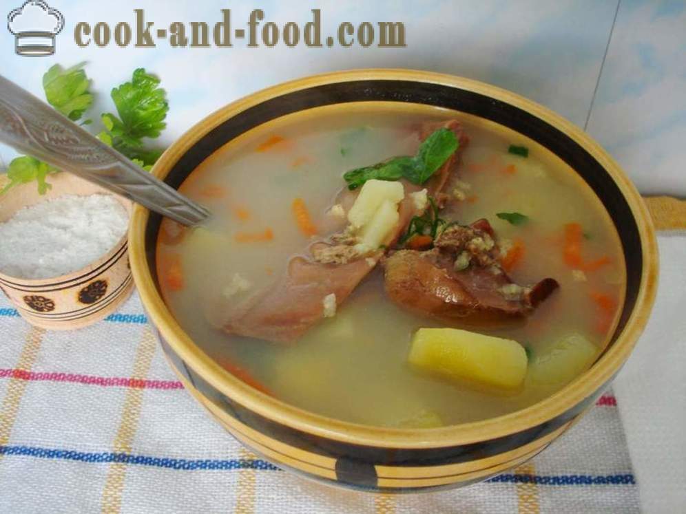 Sopa de menudillos de mijo - cómo cocinar sopa con mijo, un paso a paso de la receta fotos