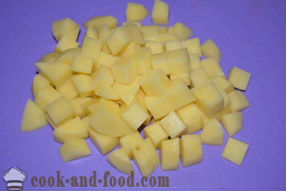 Sopa de queso con queso derretido, pasta y salchichas - cómo cocinar sopa de queso con queso fundido, un paso a paso de la receta fotos