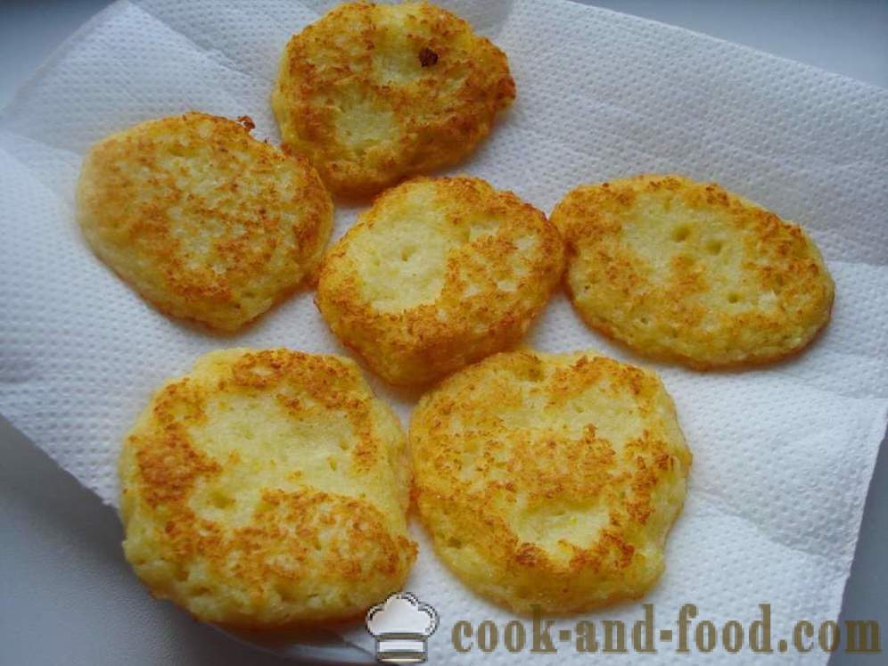 Tortitas de patata, tortitas de patata y tortitas de patata - cómo hacer panqueques de patatas, un paso a paso de la receta fotos
