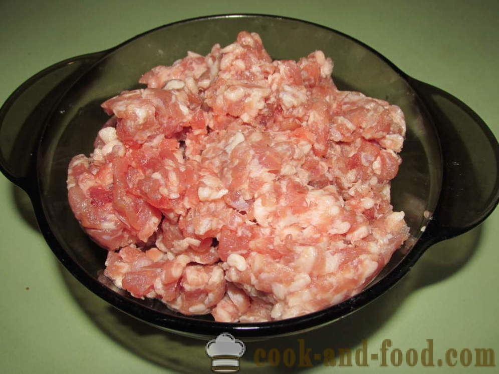 Pimientos rellenos de carne y setas - cómo cocinar los pimientos rellenos, un paso a paso de la receta fotos