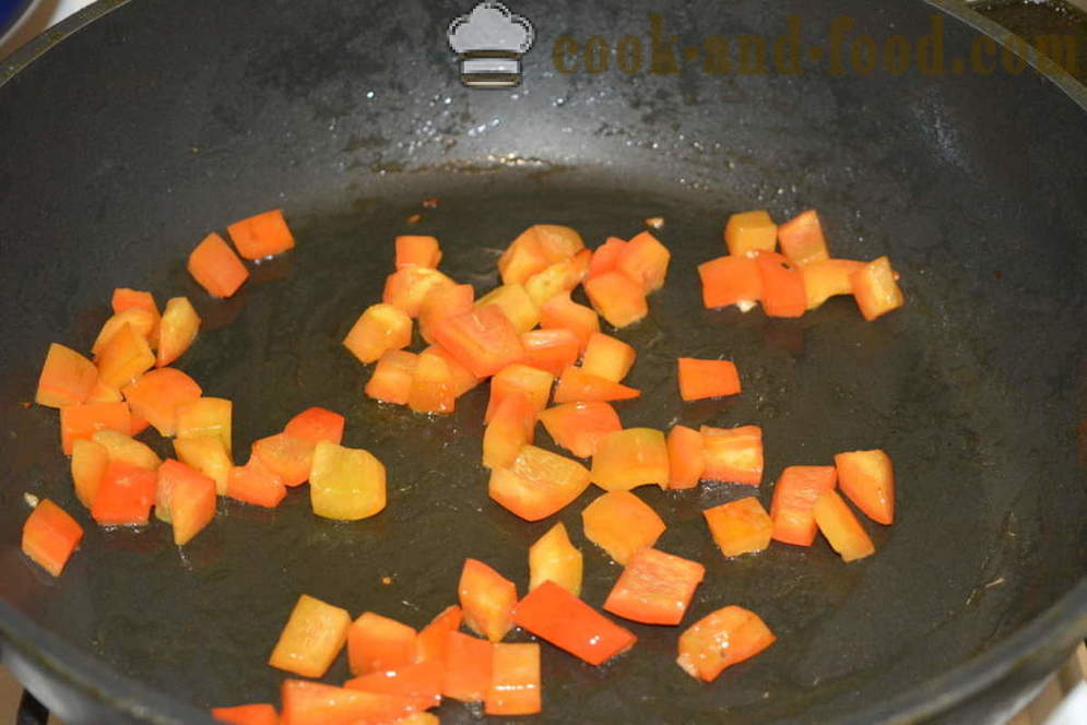 Menestra de verduras con berenjena y calabacín en el horno - cómo cocinar la berenjena y el calabacín salteado, con un paso a paso las fotos de la receta