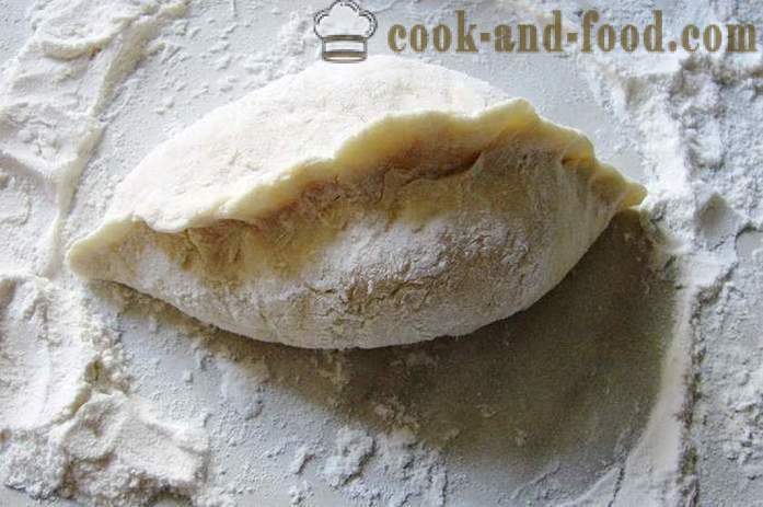 Pasteles dulces con acedera en el horno - paso a paso, la preparación de pasteles con receta acedera con una foto