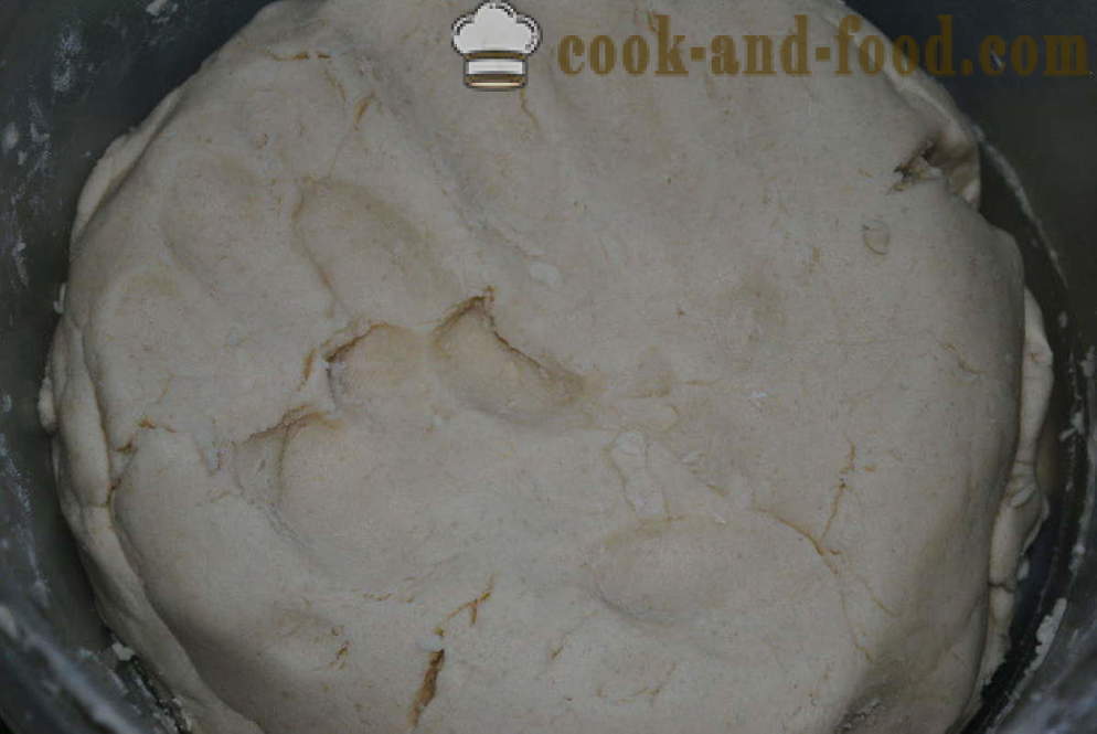 Galletas hechas en casa deliciosas con las setas de almidón - cómo cocinar galletas champiñones, fotos paso a paso de la receta