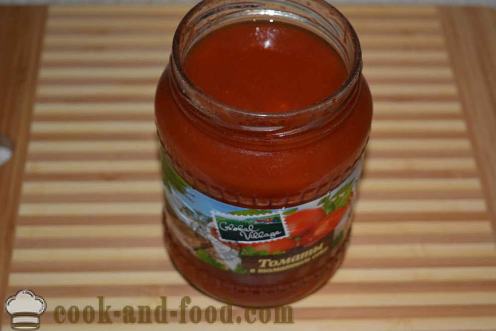 Sopa de tomate con albóndigas - cómo cocinar sopa de tomate con albóndigas, con un paso a paso las fotos de la receta