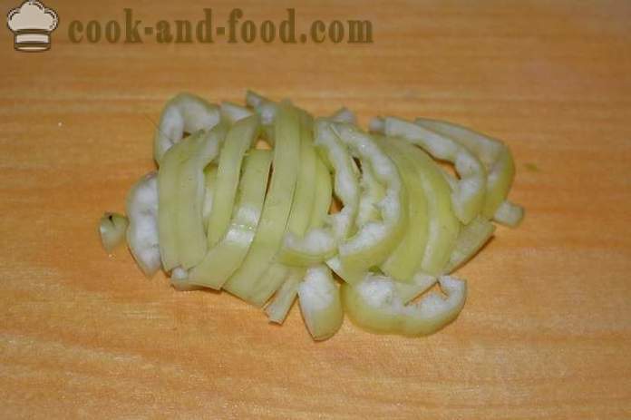 Guiso de col con salchichas en multivarka y calabacines - cómo cocinar un guiso de col multivarka, paso a paso las fotos de la receta