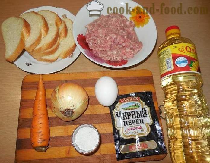 Bocadillos calientes con carne, fritos en una sartén - Cómo hacer bocadillos calientes con carne, un paso a paso de la receta fotos
