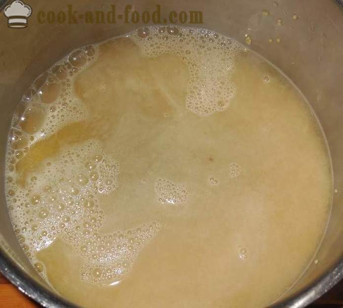 Suelta gachas de mijo en el agua - cómo elaborar cerveza de trigo en el agua, la receta con una foto