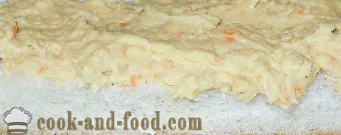 Pasta sin carne deliciosa de judías blancas - la forma de cocinar los frijoles foie receta con una foto